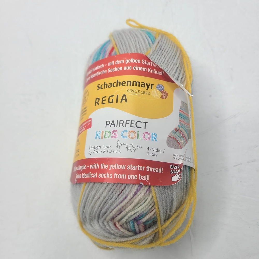 Regia Arne‎ & Carlos PAIRFECT KIDS COLOR Sock Yarn 60g ball #2983 HILDE